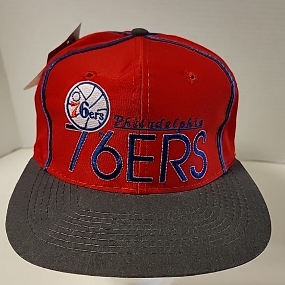 Vintage Philadelphia 76ers Snapback Cap Hat NBA Limited Edition (1776 of 2000)
